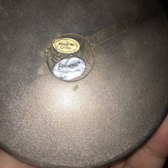 Vintage Silver Jewelry Box with Rose Design, silver plated zinc, Elegance - Picture 8 of 11